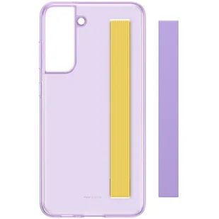 Samsung Slim Strap Cover do S21FE lavender EF-XG990CVEGWW - Etui i futerały do telefonów - miniaturka - grafika 1