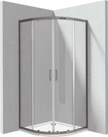 Kabiny prysznicowe - Deante Kabina prysznicowa z brodzikiem półokrągła - 80x80 cm - miniaturka - grafika 1