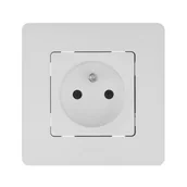 Gniazdka elektryczne - Legrand Gniazdo pojedyncze 2P + Z NILOE ECO biały - miniaturka - grafika 1