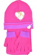 Czapki damskie - DISNEY VIOLETTA Czapka Szalik Rękawiczki 3w1 NOWE - miniaturka - grafika 1