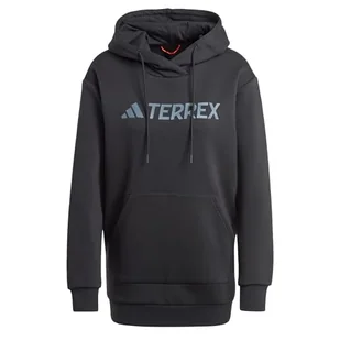 adidas Kobiety Terrex Multi Large Logo Hoodie, Black, XXL - Buty trekkingowe damskie - miniaturka - grafika 1