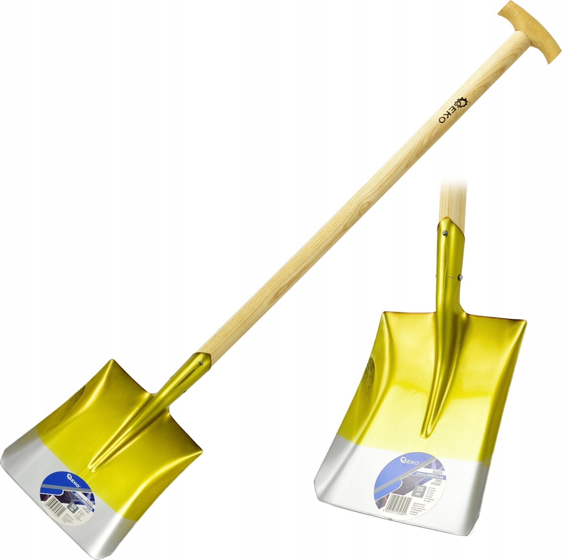 Geko Łopata uniwersalna lekka oprawna 125cm 6