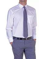 Koszule męskie - Seidensticker Męska koszula biznesowa Modern Fit – koszula bez konieczności prasowania o prostym kroju, bardzo krótkie rękawy i kołnierzyk typu Kent – długi rękaw – 100% bawełna - miniaturka - grafika 1