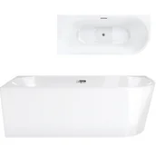 Wanny - Wanna narożna przyścienna 150 cm Intero Corsan Lewa korek klik-klak chrom - miniaturka - grafika 1