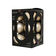 Bombki - Bombki szklane mix emalia, mat 6 cm perłowe 12 szt. - miniaturka - grafika 1