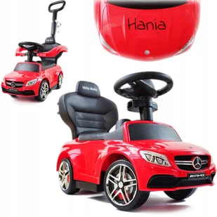 Jeździk Mercedes dla Dziewczynki 2 lata prezent na Roczek dla Chłopca +Imię - Chodziki - miniaturka - grafika 1