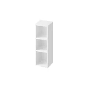 Szafki łazienkowe - Szafka łazienkowa górna do stelaża WC otwarta Cersanit Larga 20 cm biały połysk S164-049 - miniaturka - grafika 1