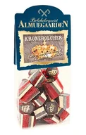 Cukierki - Bolchekogeriet Almuegaarden Krone Bolcher Smak lukrecji chili i dzikich jagód 110g - miniaturka - grafika 1