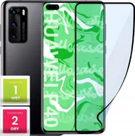 Szkła hartowane na telefon - Hello Case Szkło Hybrydowe do Huawei P40 szybka 9H, pełne 5D, ochronne, na ekran - miniaturka - grafika 1