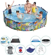 Baseny ogrodowe - Bestway Steel Pro 305x66 cm Tiere Rund - oferta kombinacji basenów - miniaturka - grafika 1