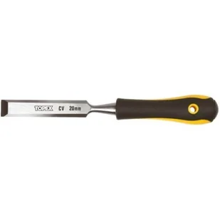 Topex dłuto 20 mm, CrV, dwumateriałowy uchwyt 09A420 - Dłuta - miniaturka - grafika 1