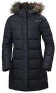 Helly Hansen damska kurtka puchowa, wodoszczelna, parka, kurtka z kapturem, niebieski, s