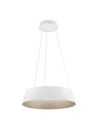 Lampy sufitowe - Salonowa lampa wisząca LE42803 nas stolik LED 50W biała złota - miniaturka - grafika 1