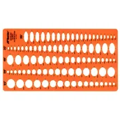 Akcesoria kreślarskie - Leniar Leniar Szablon Elipsy 10311 - miniaturka - grafika 1