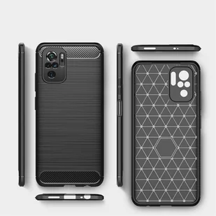 Etui Carbon Case do Xiaomi Redmi Note 10 / 10S czarny - Etui i futerały do telefonów - miniaturka - grafika 5