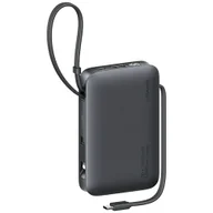 Powerbanki - Powerbank USAMS XR Series CD228 10000mAh 20W + kabel USB-C/Lightning czarny - miniaturka - grafika 1