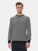 Swetry męskie - Bugatti Sweter 7400 75513C Granatowy Regular Fit - miniaturka - grafika 1