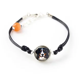 Berneński pies pasterski, Bernese Mountain Dog - bransoletka z twoim zdjęciem handmade, wyjątkowa biżuteria marki Art-Dog - Bransoletki - miniaturka - grafika 1