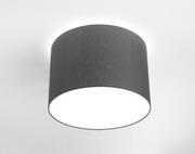 Lampy sufitowe - Nowodvorski Abażurowa LAMPA sufitowa CAMERON 9683 okrągła OPRAWA plafon minimalistyczny szary - miniaturka - grafika 1