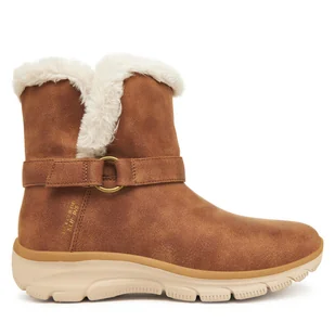 Botki Skechers Easy Going 168045/CSNT Brązowy - Botki damskie - miniaturka - grafika 1