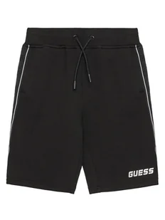 Guess Szorty sportowe L5GD19 KB3P2 Czarny Relaxed Fit - Spodenki damskie - miniaturka - grafika 1