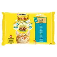 Mokra karma dla kotów - Purina Friskies Mix Rybny w sosie saszetki 4x85g - miniaturka - grafika 1