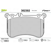 Klocki hamulcowe - Klocki hamulcowe - komplet VALEO 302302 - miniaturka - grafika 1