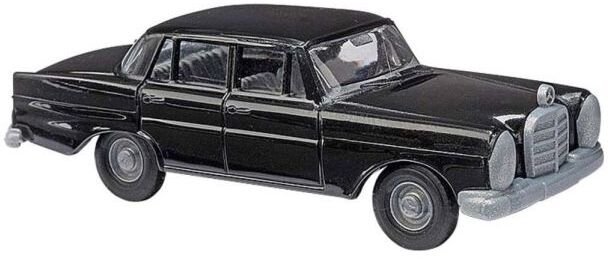 TurboWorks_F Busch 89100 H0 passenger car model Mercedes Benz 220 black