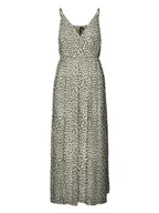 Sukienki - Vero Moda Sukienka w kolorze karmelowo-czarnym - miniaturka - grafika 1