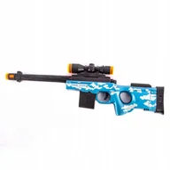 Zabawki militarne - Pistolet Na Baterie Dźwięk Światło Karabin - miniaturka - grafika 1