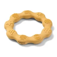 Gryzaki dla dzieci - Gryzak BABYONO Ring 825/01 Żółty - miniaturka - grafika 1