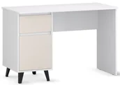 Biurka - EDINOS Biurko komputerowe z szafką i szufladą biały + kaszmir Z0-K66 - miniaturka - grafika 1