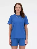 Koszulki i topy damskie - New Balance Koszulka w kolorze niebieskim - miniaturka - grafika 1