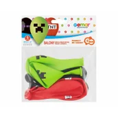 Balony i akcesoria - Balony premium Piksele klocki 30cm 6szt - Godan - miniaturka - grafika 1