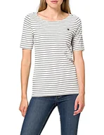 Koszulki i topy damskie - Marc O'Polo Damska koszulka 106218351195, Multi/Cotton White, XXS - miniaturka - grafika 1