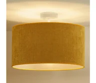 Lampy sufitowe - Duolla - Żyrandol natynkowy CORDUROY 1xE27/15W/230V śr. 40 cm żółty - miniaturka - grafika 1