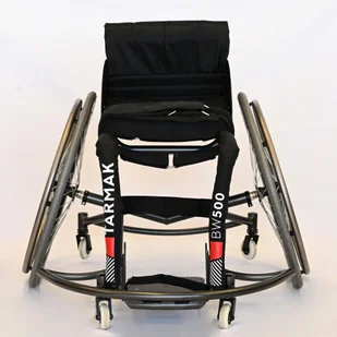 Sportowy wózek inwalidzki do gry w koszykówkę 24" regulowany Decathlon BW500 - Koszykówka - miniaturka - grafika 1