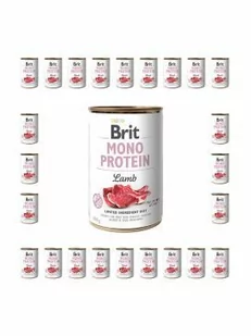 Brit Mono protein lamb 400 g DARMOWA DOSTAWA OD 95 ZŁ! - Mokra karma dla psów - miniaturka - grafika 1