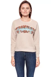 Wrangler, Bluza damska, Beige Mele W6077Imwc, rozmiar S - Bluzy damskie - miniaturka - grafika 1