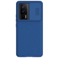 Etui i futerały do telefonów - Etui XIAOMI POCO F5 PRO Nillkin CamShield Pro niebieskie - miniaturka - grafika 1