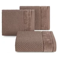 Ręczniki - Ręcznik Frida 70 x 140 cm jasnobrązowy - miniaturka - grafika 1