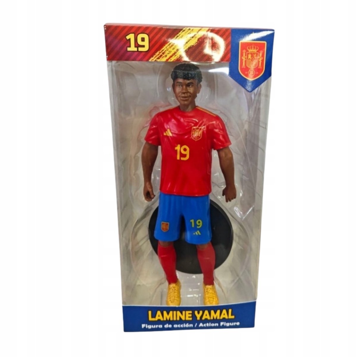 Figurka Piłkarza Lamine Yamal 19 Barca Zabawka Kolekcjonerska na Prezent