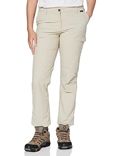 Jack Wolfskin Damskie spodnie Lakeside Szary Pyłoszczelny szary 84