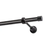 Karnisze - Karnisz DECASTYL Luna Pojedynczy 480 cm Czarny - miniaturka - grafika 1