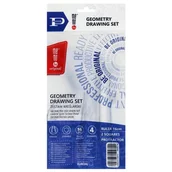 Przybory szkolne - Zestaw Kreślarski Pratel Z Linijką 16Cm Pratel - miniaturka - grafika 1