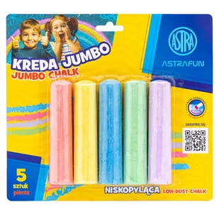 Kreda Jumbo Astra Fun 2x2x10,5 cm 5 szt - Kreda - miniaturka - grafika 1