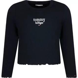 Bluzy dla dziewczynek - Tommy Hilfiger Bluzka | Cropped Fit - grafika 1