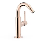 Baterie bidetowe - Bateria bidetowa Tres Study różowe złoto połysk 26222402OP - miniaturka - grafika 1