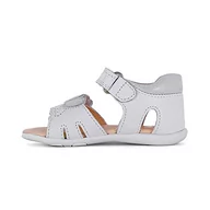 Buty dla dziewczynek - Pablosky Dziewczęce sandały 007200 z obcasem, biały - biały - 19 EU - miniaturka - grafika 1