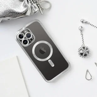 Etui Futerał Electro Mag Cover do iPhone 13 Pro srebrny - Etui i futerały do telefonów - miniaturka - grafika 7